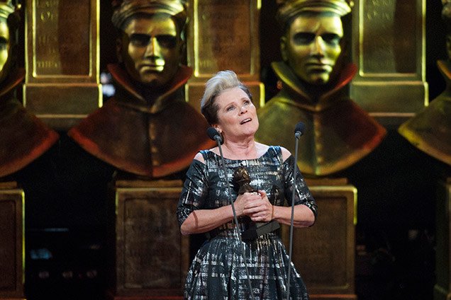 Imelda Staunton at the Oliviers