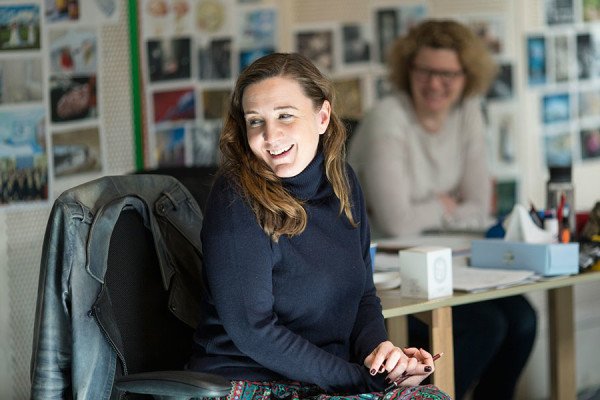 Josie Rourke in rehearsals for Elegy (Photo: Donmar Warehouse)