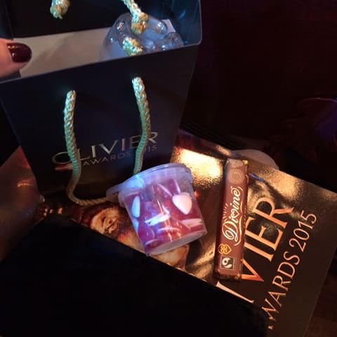 A Day In The Life Of The Play That Goes Wrong: Oliviers goodie bags A Day In The Life Of The Play That Goes Wrong: Oliviers goodie bags