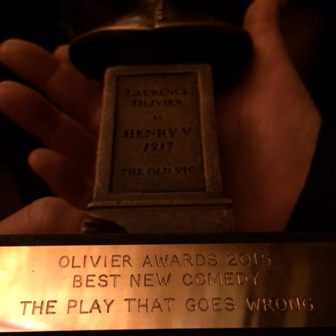 A Day In The Life Of The Play That Goes Wrong: Our Olivier Award A Day In The Life Of The Play That Goes Wrong: Our Olivier Award