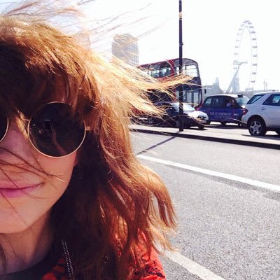 My commute this morning includes a walk over Waterloo bridge, a beauty of a day! Jessica Daley's Mamma Mia diary 2