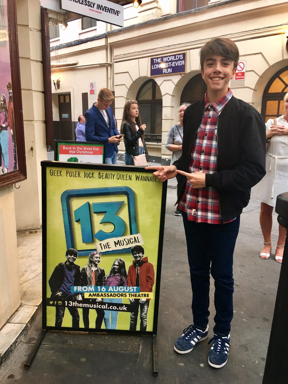 Oscar Francisco at 13 The Musical