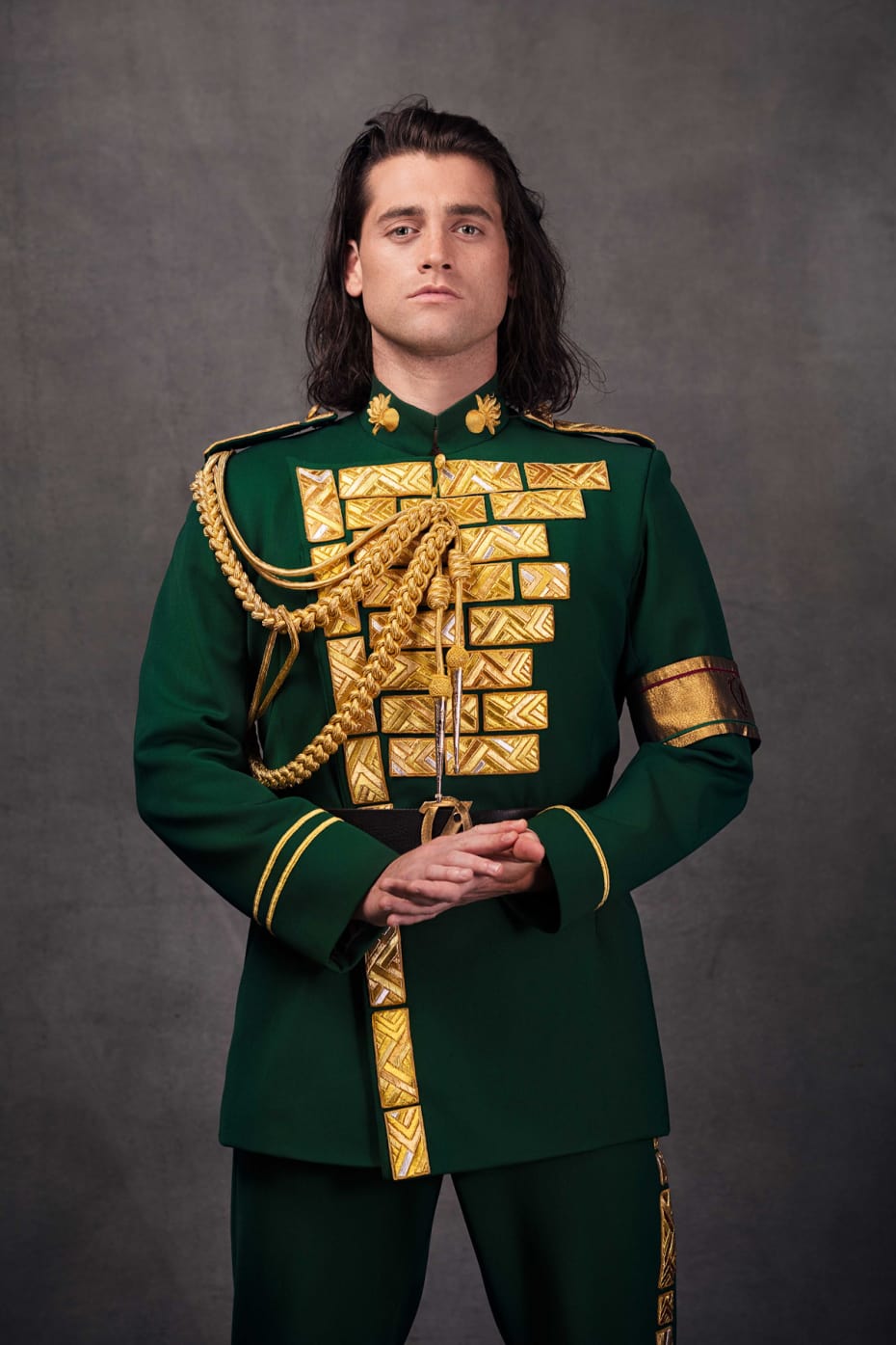 Bradley Jaden (Fiyero) in Wicked (Photo: Darren Bell)