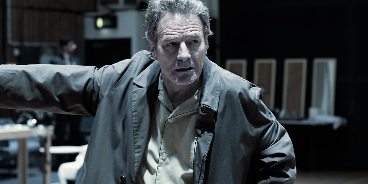Rehearsals for Network at the National Theatre (Photo: Bryan Cranston in rehearsals for Network at the National Theatre (Photo: Jan Versweyveld)