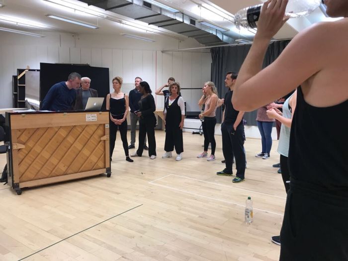 Zizi Strallen and Alex Young Follies photo diary 6