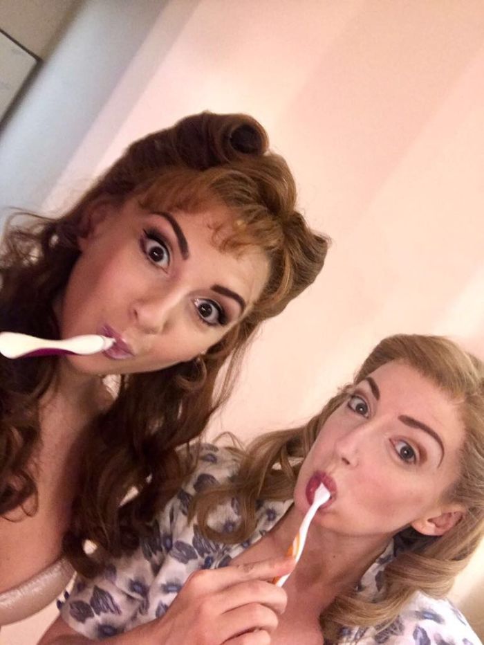 Zizi Strallen and Alex Young Follies photo diary 8