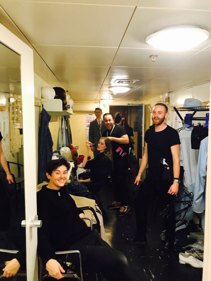 Zizi Strallen and Alex Young Follies photo diary 10