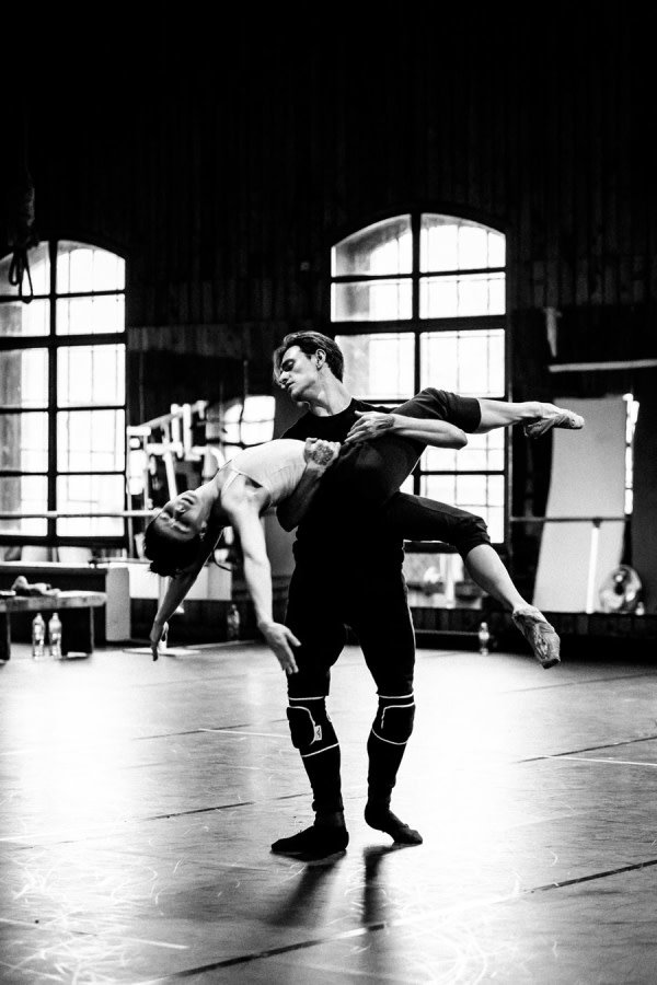 Sergei Polunin and Natalia Osipova in rehearsals for Satori (Photo: Srđan Srđenović)