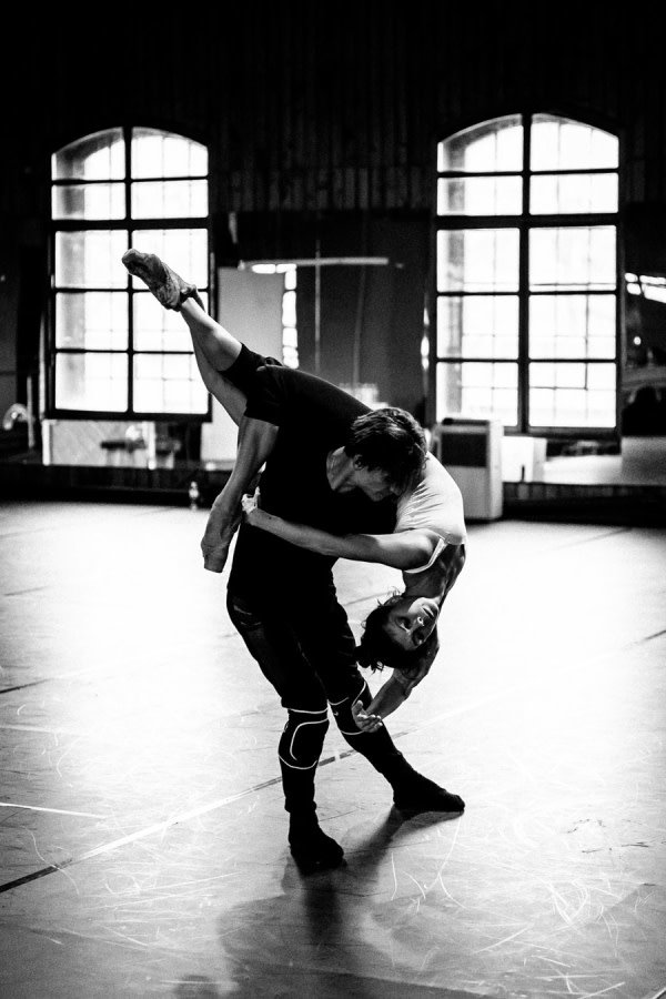 Sergei Polunin and Natalia Osipova in rehearsals for Satori (Photo: Srđan Srđenović)