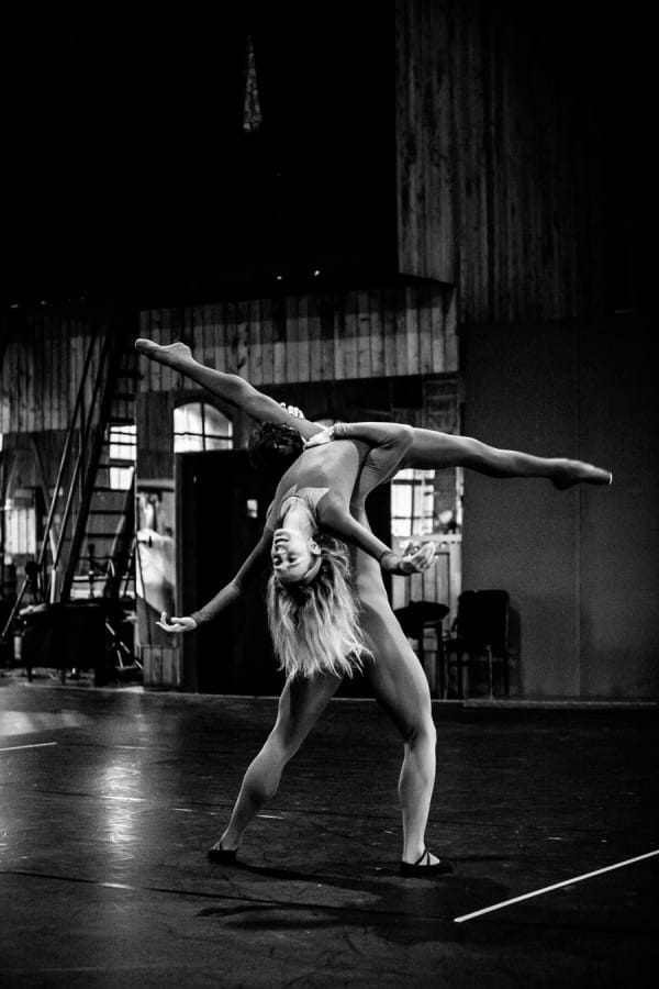 Alexandre Ryabko and Silvia Azzoni in rehearsals for Project Polunin - Satori (Photo: Srđan Srđenović)