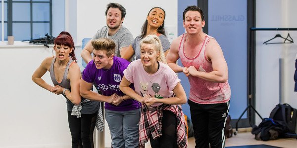 The company in Eugenius! rehearsals (Photo: Nick Dudley)