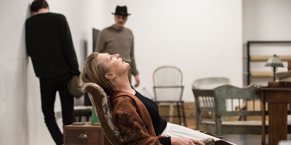 Lesley Manville in rehearsal for Long Day's Journey Into Night
