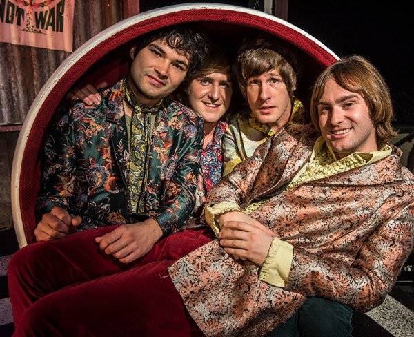 Stanton Wright, Stefan Edwards, Alexander Gold & Samuel Pope as the Small Faces in All Or Nothing - The Mod Musical (Photo: Phil Weedon)