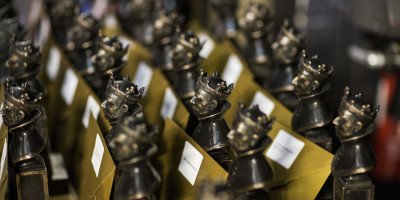 287. Award Statuettes. Olivier Awards 2013. Credit David Levene. LOW RES WEB USE ONLY e8fjao