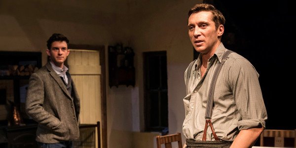 Jonathan Bailey (John) and Ben Batt (George) in The York Realist at the Donmar Warehouse (Photo: Johan Persson)