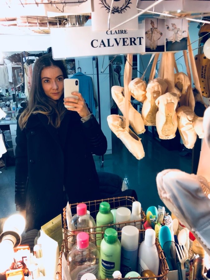 In the dressing room - Claire Calvert's photo diary