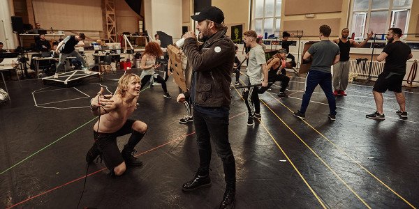 Andrew Polec and Rob Fowler in rehearsals (Photo: Specular)
