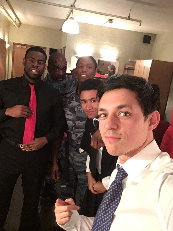 Hamlet photo diary: 5 minute call