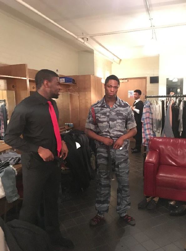 Hamlet backstage diary: getting suited up