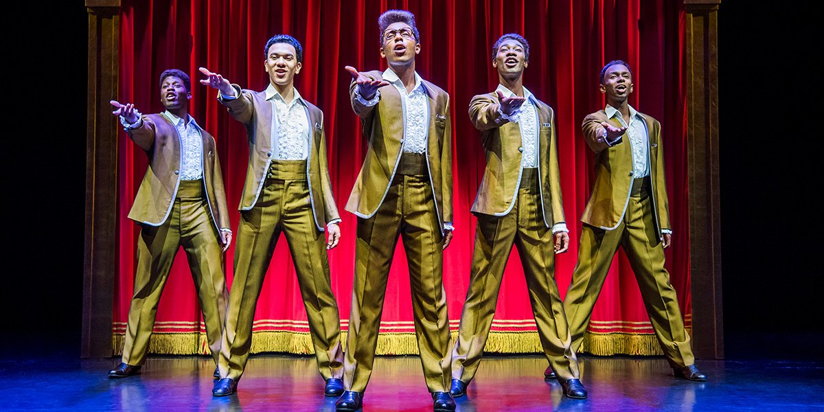 The cast of Motown The Musical at Shaftesbury Theatre (Photo: Tristram Kenton)
