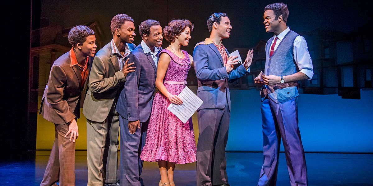The cast of Motown The Musical at Shaftesbury Theatre (Photo: Tristram Kenton)
