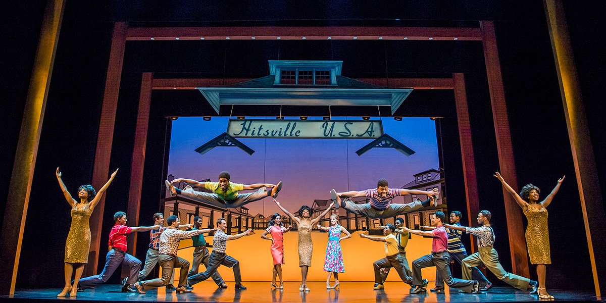 The cast of Motown The Musical at Shaftesbury Theatre (Photo: Tristram Kenton)