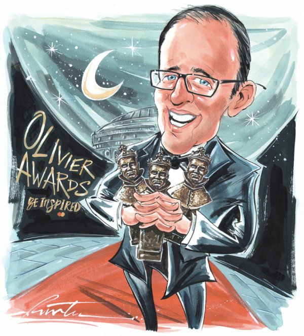 Julian Bird of the Olivier Awards with Mastercard (Illustration: Ross Tudor)