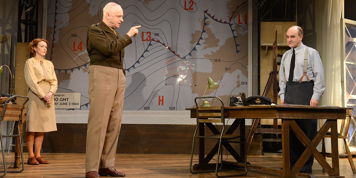 Laura Rogers, Malcolm Sinclair and David Haig in Pressure at Park Theatre (Photo: Robert Day)
