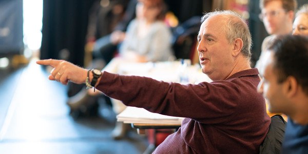 Roger Michell in Consent rehearsals (Photo: Johan Persson)