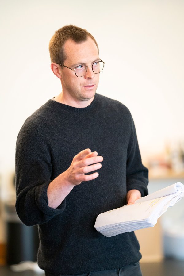 Stephen Campbell Moore in Consent rehearsals (Photo: Johan Persson)