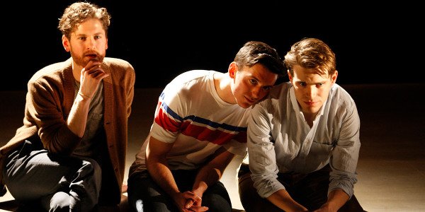 Kyle Soller, Samuel H Levine and Andrew Burnap in The Inheritance (Photo: Simon Annand)