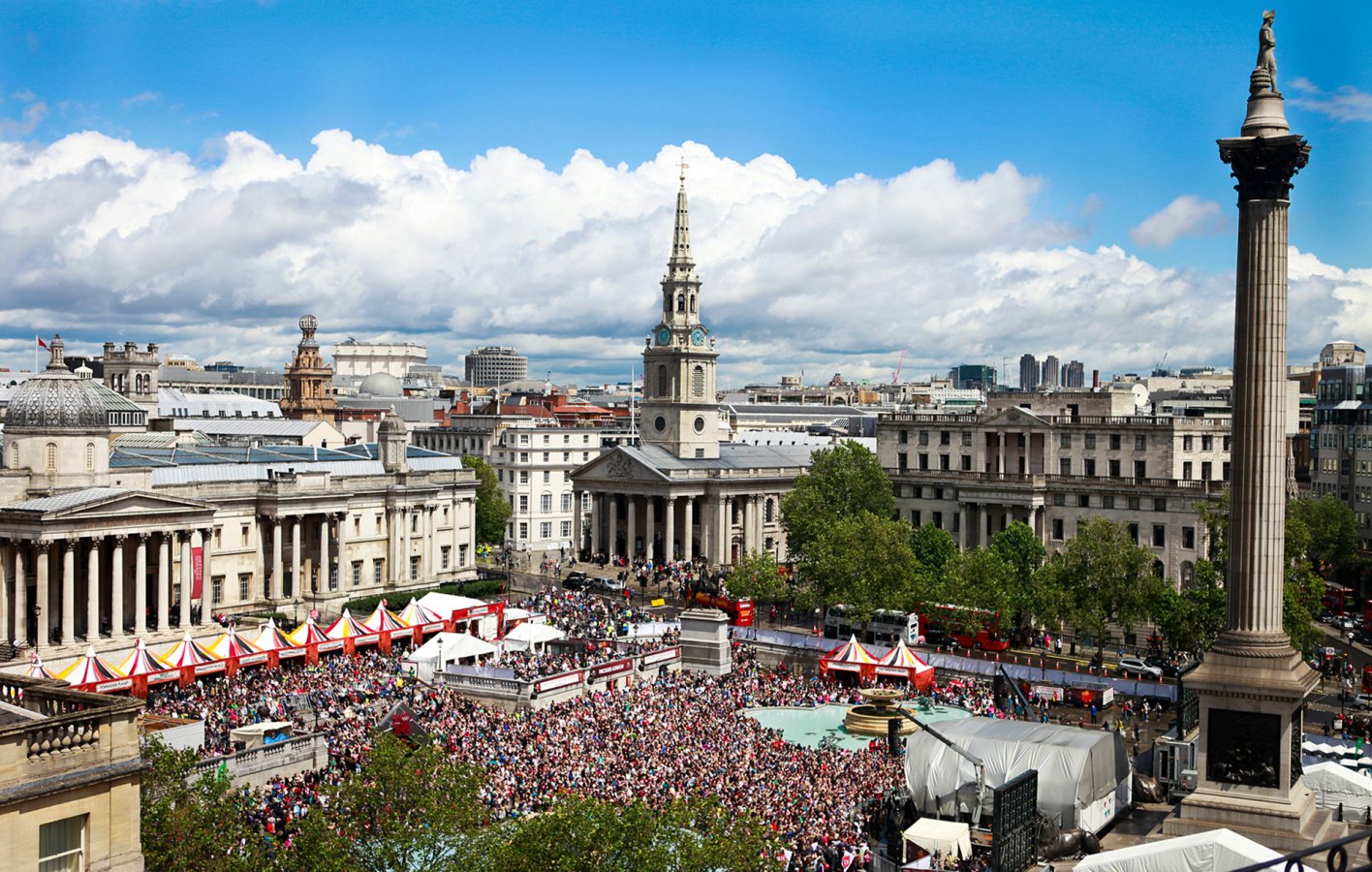 Trafalgar Square during West End Live 2017 c Pamela Raith