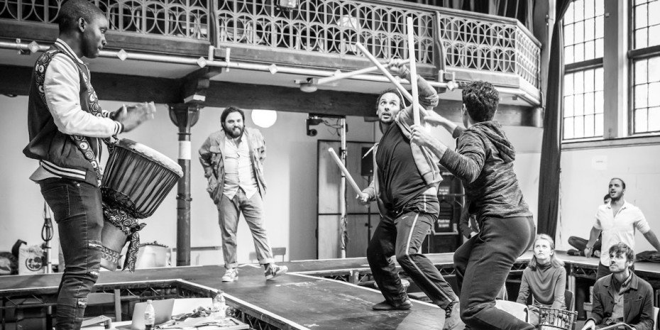The Jungle Rehearsals Photo by Marc Brenner