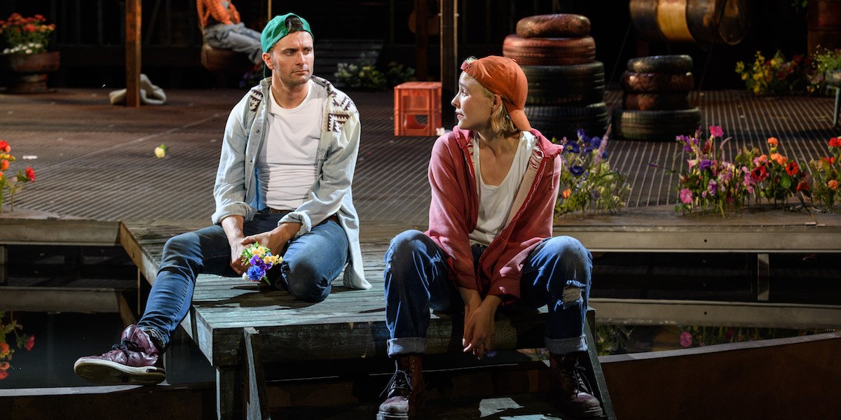 Edward Hogg and Olivia Vinall. Photo Jane Hobson.