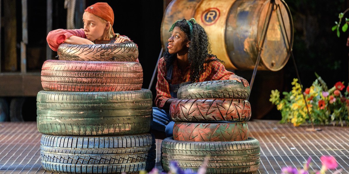 Olivia Vinall and Keziah Joseph. Photo Jane Hobson.