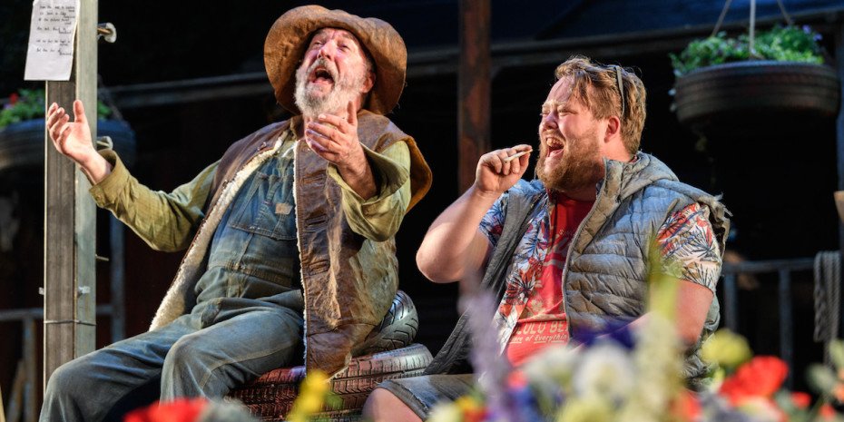 As You Like It. John Stahl and Danny Kirrane. Photo Jane Hobson.