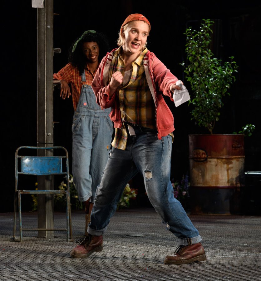 As You Like It. Keziah Joseph and Olivia Vinall. Photo Jane Hobson.