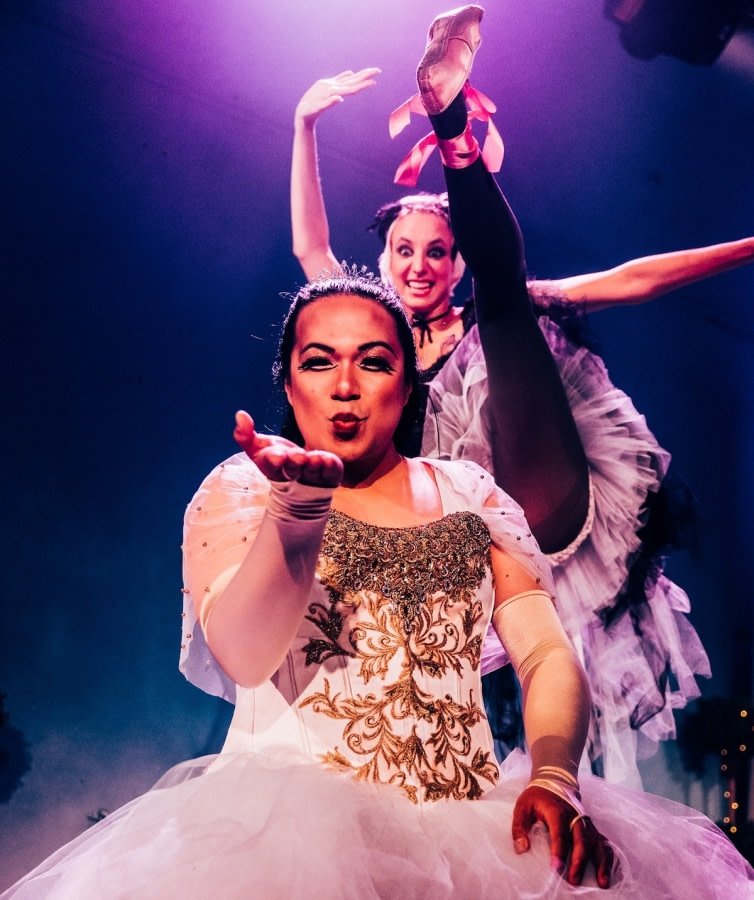 The Dance of the Hours featuring the Hippo and Ostrich in The Vaults presents Sounds and Sorcery celebrating Disney Fantasia. Credit Hanson Leatherby