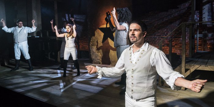 Spamilton at the Menier Chocolate Factory (Photo: Johan Persson)