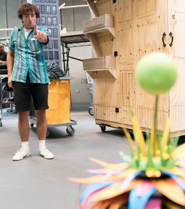 Marc Antolin (Seymour) in rehearsal for Little Shop Of Horrors (Photo: Johan Persson)