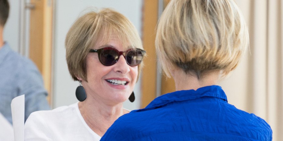 Patti LuPone and Marianne Elliott Photo by Darren Bell