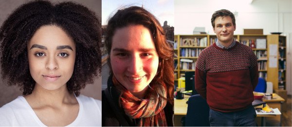 Indigo Griffiths, Wendy Dickinson and Matthew Gabrielli