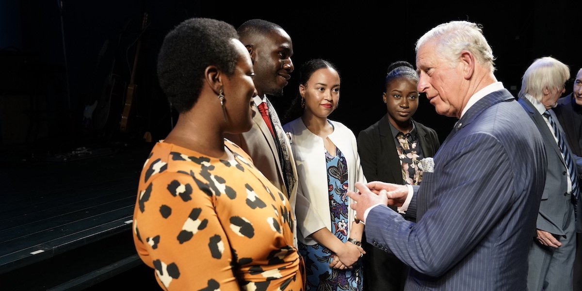 The Prince Of Wales visits The Old Vic