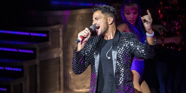 Peter Andre performing at Thriller Live's 4000th show (Photo: Betty Zapata)