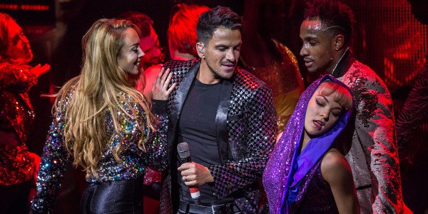 Peter Andre performing at Thriller Live's 4000th show (Photo: Betty Zapata)