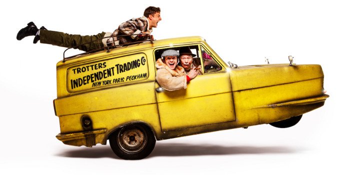 Ryan Hutton, Tom Bennett and Paul Whitehouse in Only Fools And Horses The Musical
