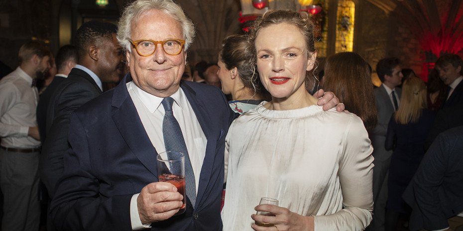 Richard Eyre and Maxine Peake UKTA 2018. By Pamela Raith Photography
