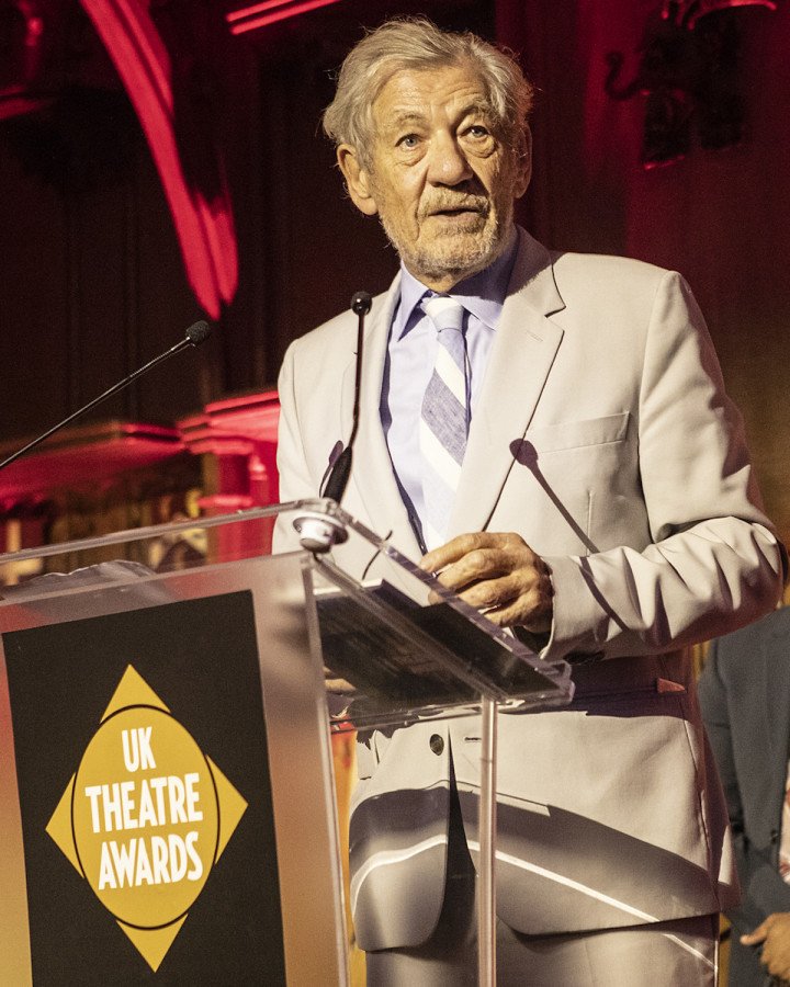 Ian McKellen UKTA 2018. By Pamela Raith Photography