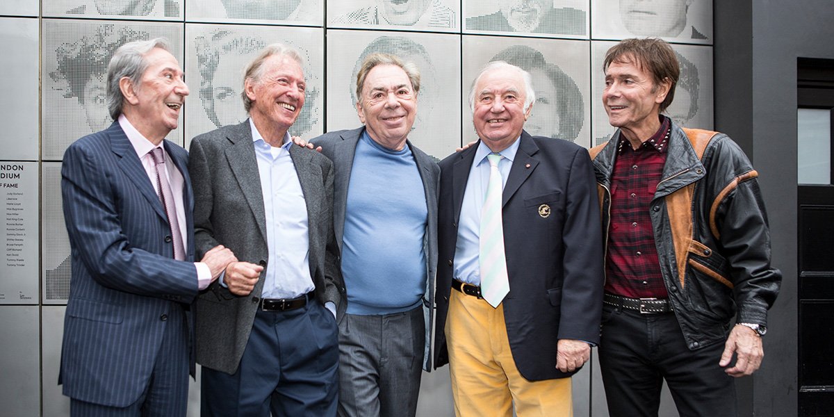 Andrew Lloyd Webber unveils London Palladium Wall of Fame