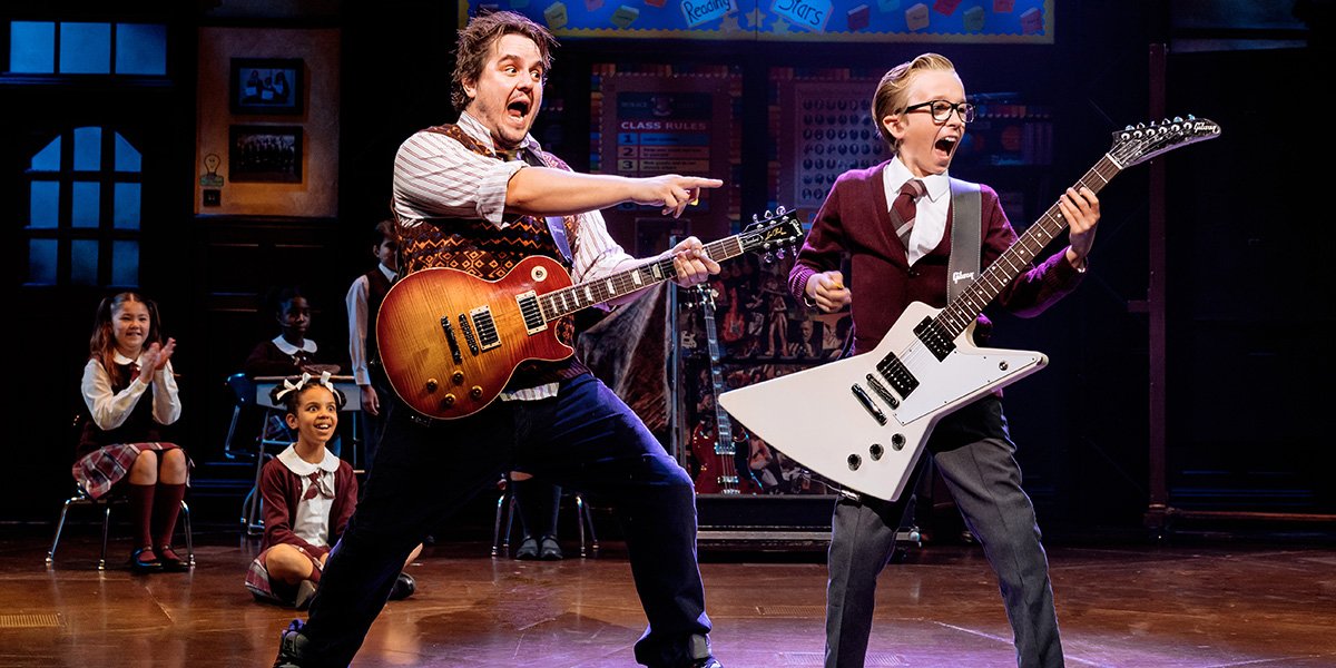 Craig Gallivan and Amos Mayland in School Of Rock (Photo: Manuel Harlan)